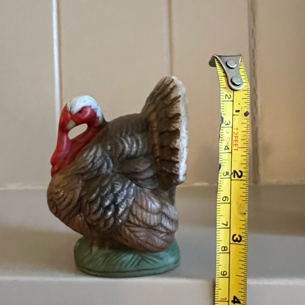 Mini Ceramic Turkey Decor - Picture 3 of 4